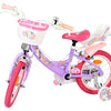 Bicicletta per bambini Volare Unicorn - ragazze - 14 pollici - viola - due freni a mano