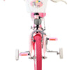 Volare unicorn kinderfiets - meisjes - 14 inch - roze - twee handremmen