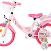 Volare unicorn kinderfiets - meisjes - 14 inch - roze - twee handremmen