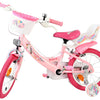 Volare unicorn kinderfiets - meisjes - 14 inch - roze - twee handremmen