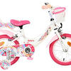 Bicicletta per bambini Volare Unicorn - ragazze - 14 pollici - bianca - due freni a mano