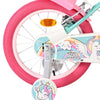 Bicicletta per bambini Volare Unicorn - ragazze - 16 pollici - verde - due freni a mano