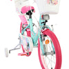 Bicicletta per bambini Volare Unicorn - ragazze - 16 pollici - verde - due freni a mano