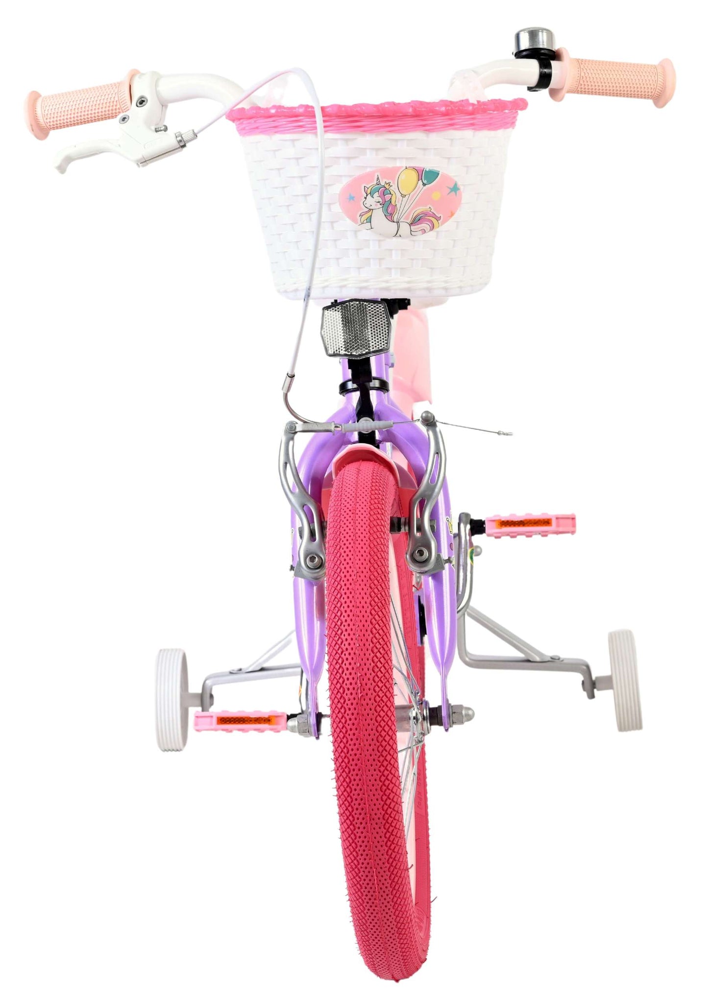 Volare unicorn kinderfiets - meisjes - 16 inch - paars