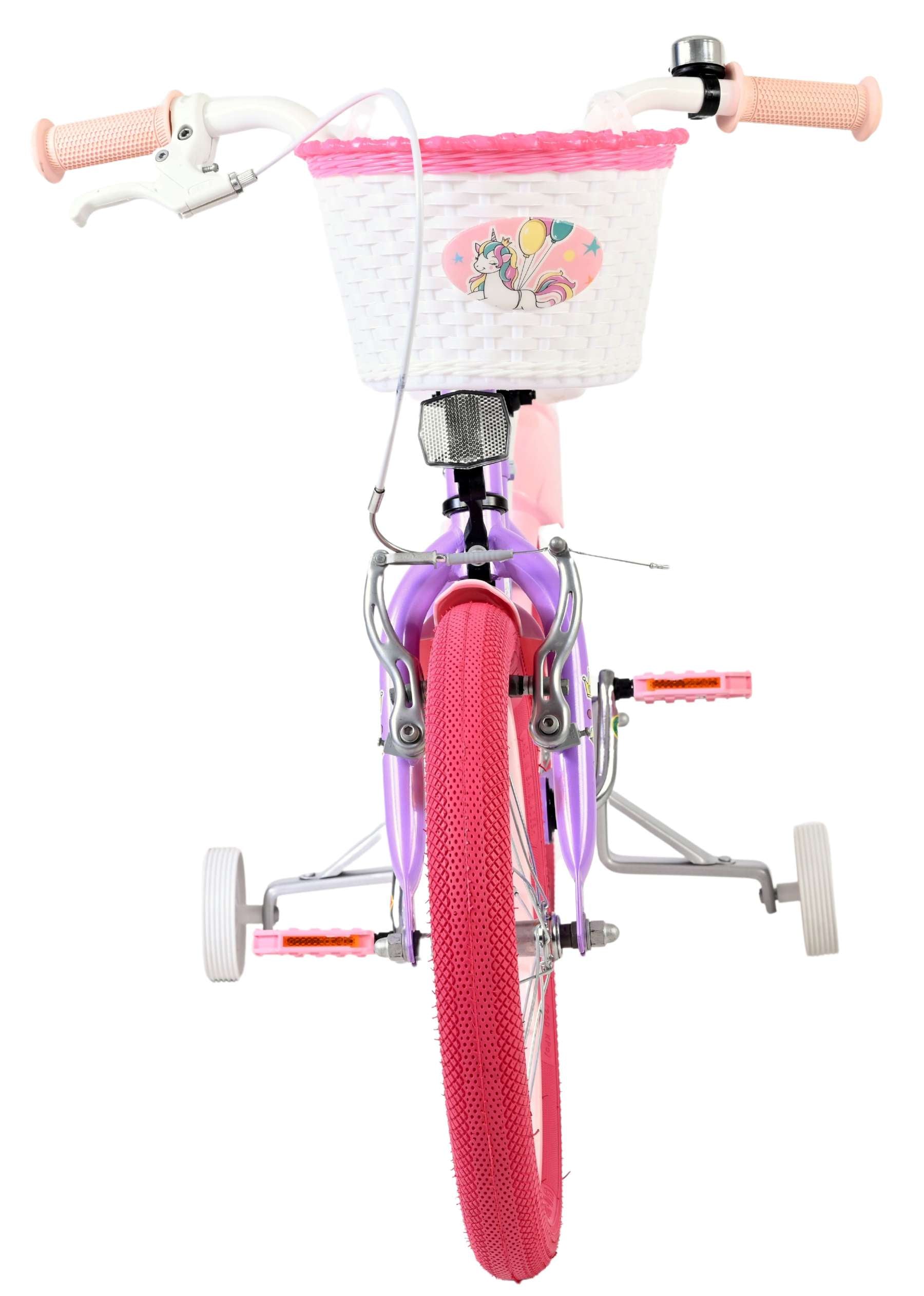 Bicicletta per bambini Volare Unicorn - ragazze - 16 pollici - viola