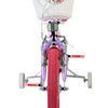 Bicicleta infantil Volare Unicorn - niña - 16 pulgadas - violeta - dos frenos de mano