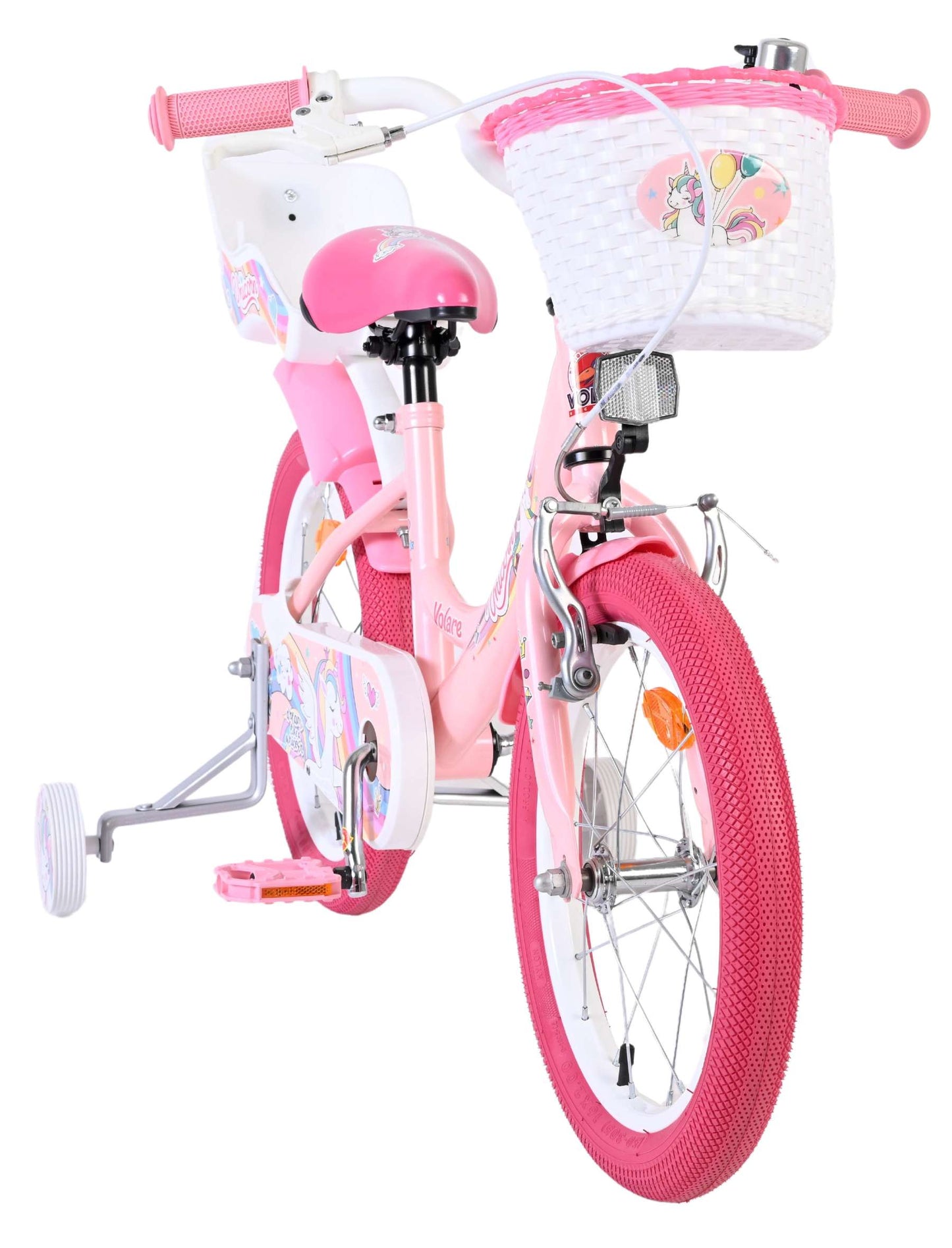 Volare unicorn kinderfiets - meisjes - 16 inch - roze