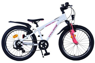 Volare XC Race Bicicleta para niños de 20 pulgadas Rosa blanco de 7 velocidades