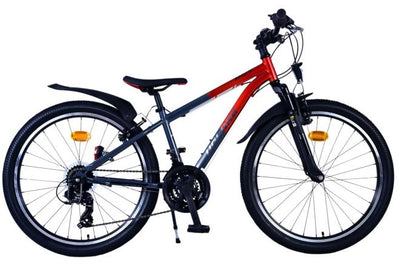 Volare XC Race Bicicleta para niños de 24 pulgadas 21 Velocidad de gris rojo