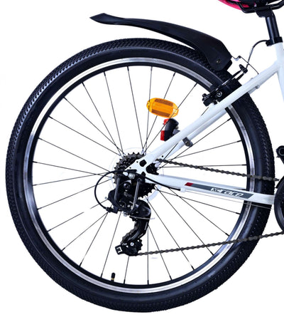 Vlatarare XC Race Children's Bicycle's Bicycle 26 pollici 21 velocità rosa bianco