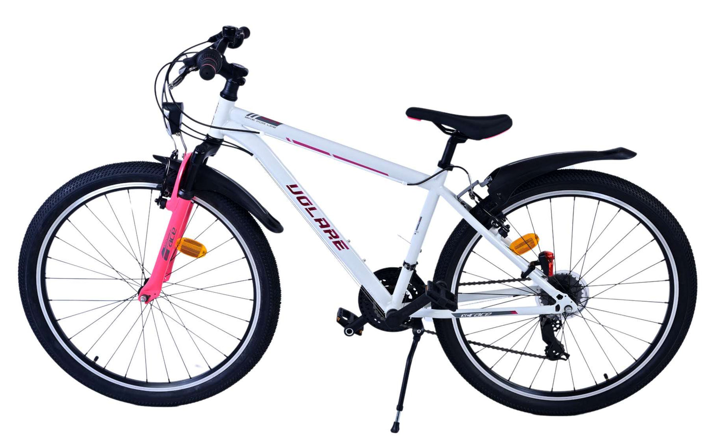 Vlatarare XC Race Children's Bicycle's Bicycle 26 pollici 21 velocità rosa bianco