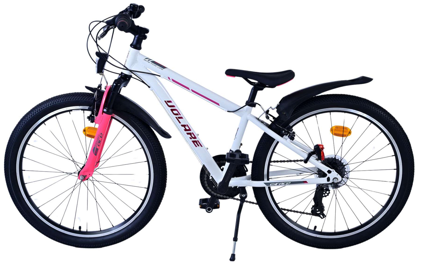 Volare XC Race Bike para niños de 24 pulgadas 21 Velocidad de rosa blanco