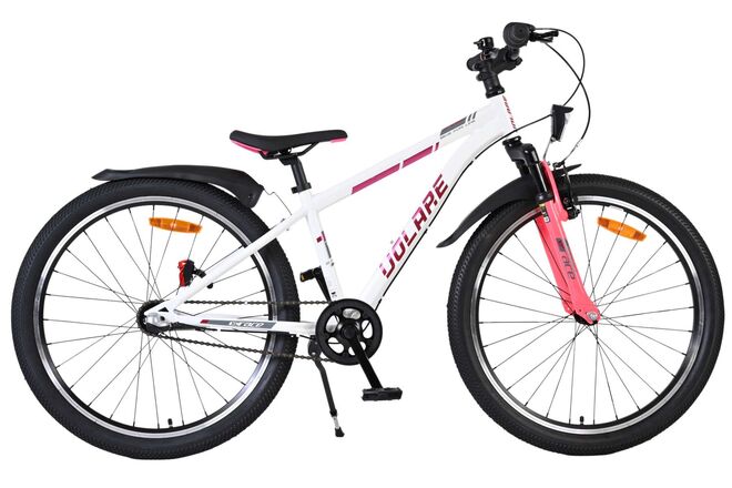 Bicicletta per bambini Volare xc race - 24 pollici - nexus 3 - bianco rosa