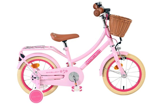 Volare excellent kinderfiets - meisjes - 14 inch - roze