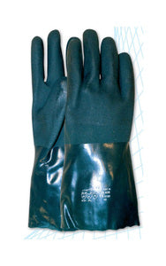 M-safe handschoenen pvc premium green (maat 10)