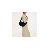 Borsa a tracolla in peluche Beagles 34x21 cm nera - afbeelding 2