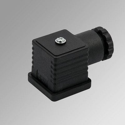 Metal work stekker standaard 30mm zwart