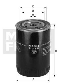 Filtro Mann filtro olio Mann idraulico