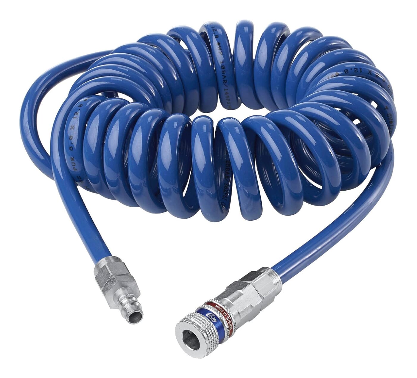 Whispair Spiral tubo blu 8mm