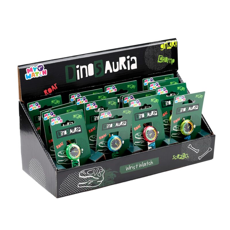 Reloj analógico de Dinosauria