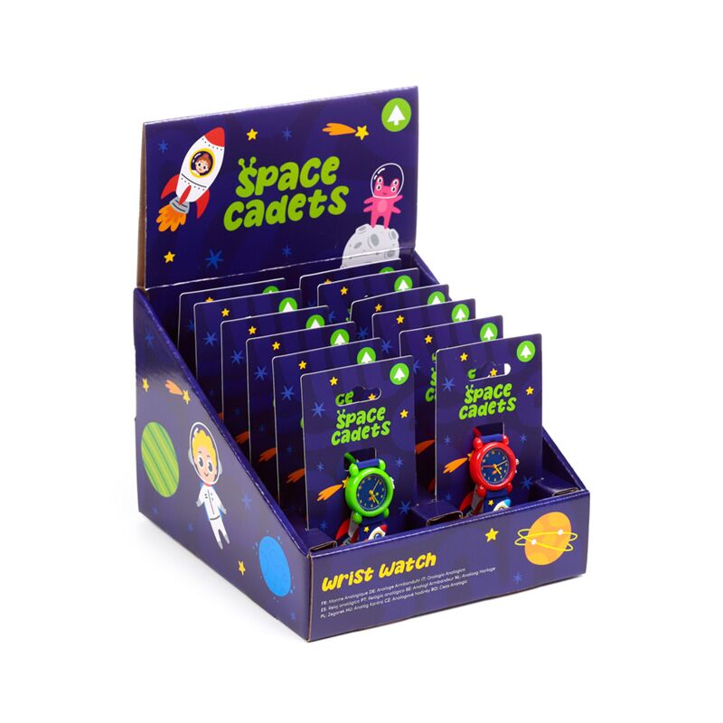 Reloj analógico astronauta cadetes espaciales.
