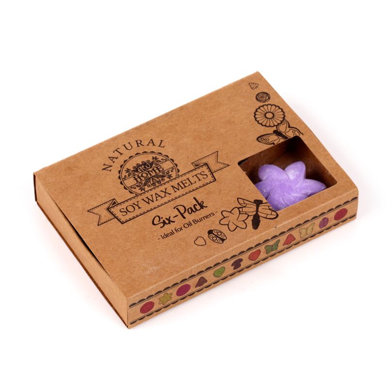 Conjunto de campos de lavanda de 6 melts de cera