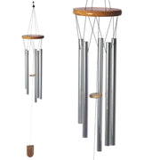 WOOD GONG with metal tubes 88cm - afbeelding 1