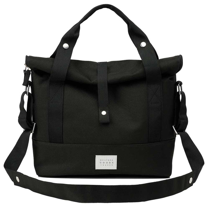 Weathergoods Sweden borsa a tracolla city bike satchel nera