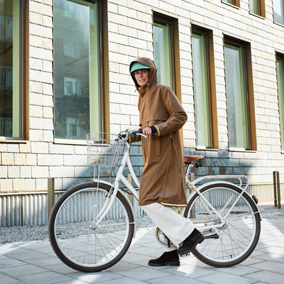 Weathergoods Svezia impermeabile imbris cammello m
