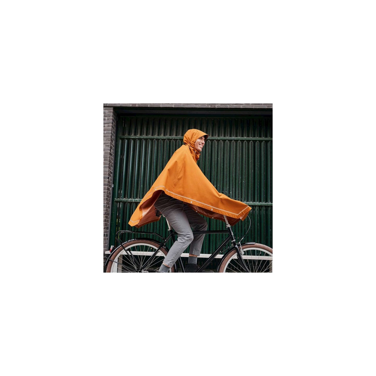 Weathergoods sweden poncho imbris copper s m