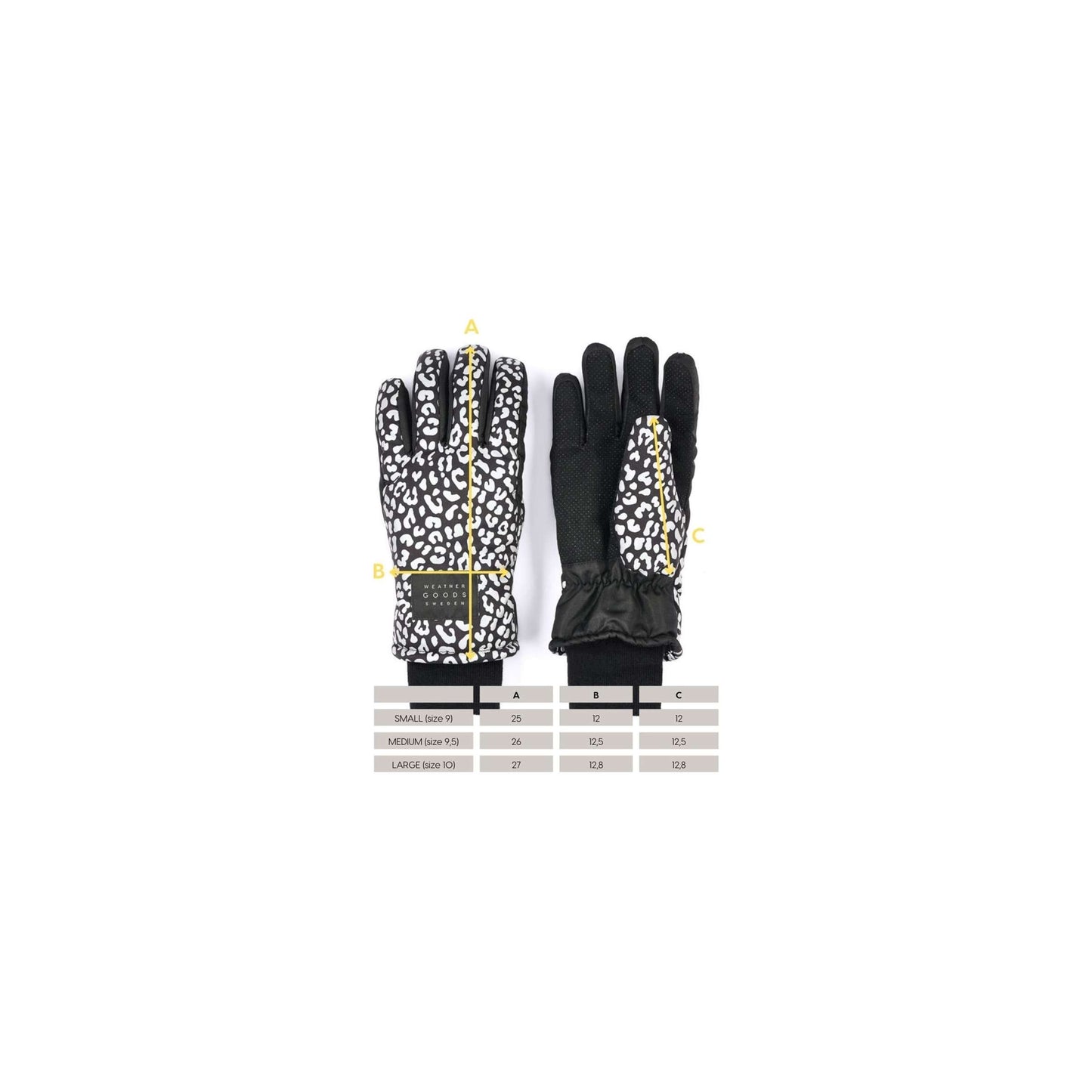 Weaarmergoods Suecia Weatrugoods Suecia Reflexión. Guantes Leopardo M