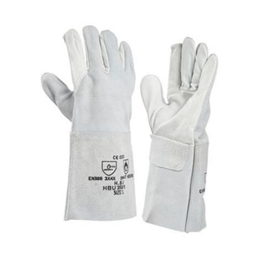 Guanto da saldatura grana spaccata cappuccio 15cm