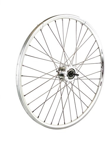 Ruota posteriore 28 pollici 622 argento 7V rollerbrake spaak 13