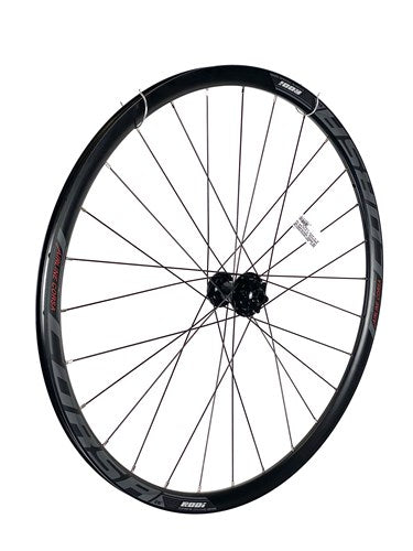 Voorwiel 28 inch race zwart corsa 6-gaats schijfrem ta12 28 sp