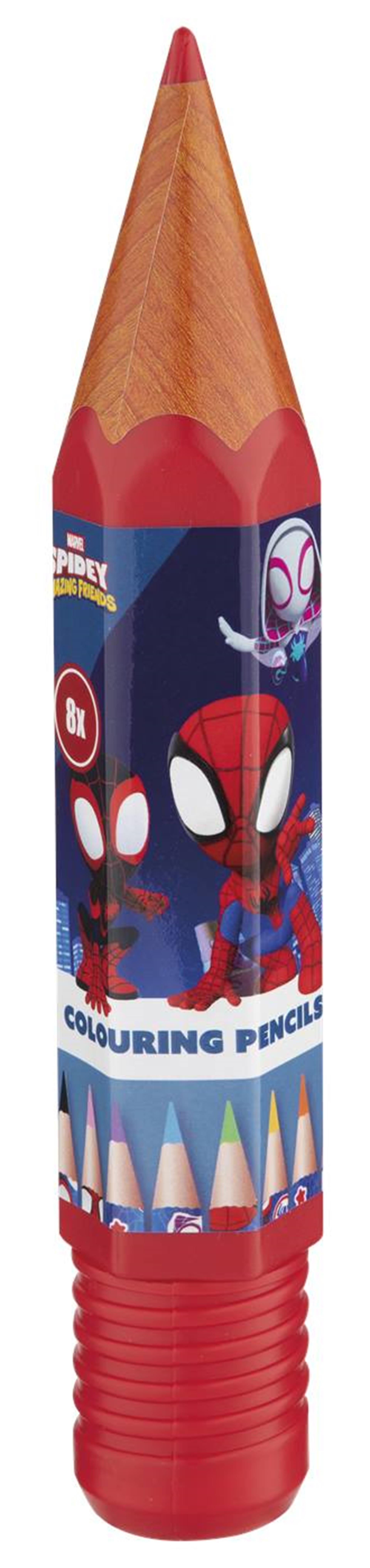 Disney Spidey Stitch Frozen 8 matite colorate
