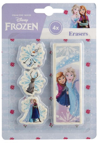 Gomme da cancellare Frozen Stitch Spidey 4 pezzi