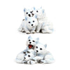Trio del cucciolo di lupo