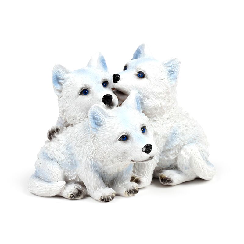 Trio del cucciolo di lupo