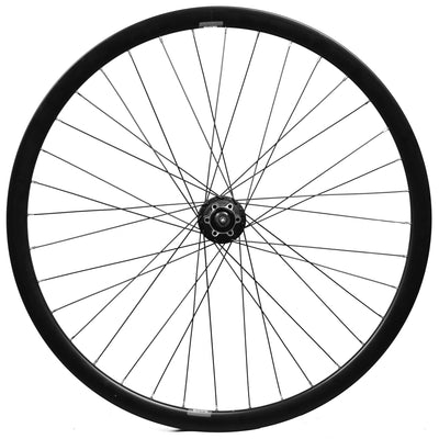 ruota anteriore 28 disco 475 mozzo outdoor outch 19 cerchio 36g nero