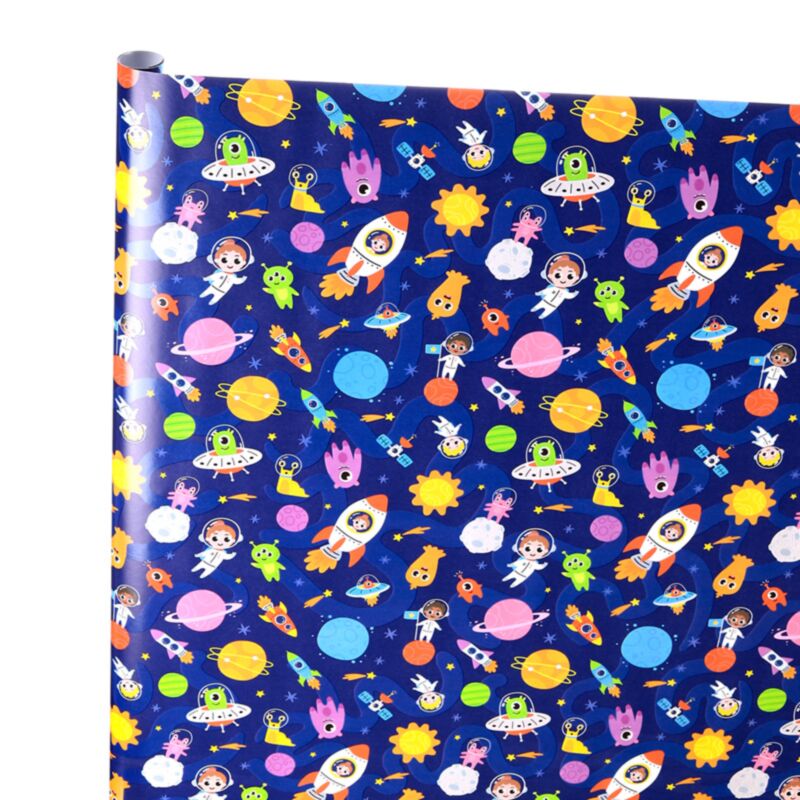 Rollo de papel de regalo de astronauta 3M