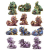 Statue in miniatura di Crystal Baby Dragons
