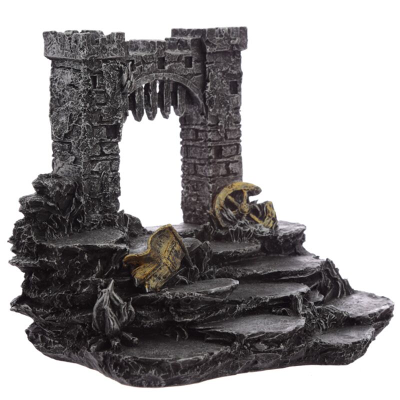 Middeleeuwse ridder miniatuur beeldjes display stand