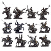 Middeleeuwse ridder miniatuur beeldjes