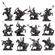 Middeleeuwse ridder miniatuur beeldjes - afbeelding 1