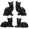 Zwarte kat miniatuur beeldjes