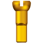 SAPIM SPAAK Nipple 14 Polyax 14mm Giallo Alluminio (100 °)