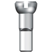 Sapim spaaknippel 14 polyax 14mm zilver messing (100st) - afbeelding 1