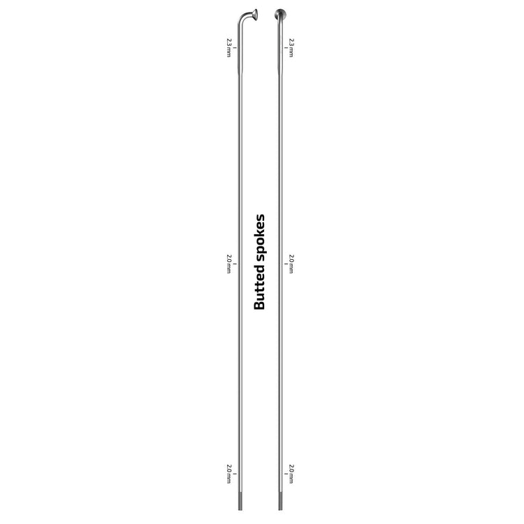 SAPIM SPAAK 14-228 X-Strong Acero inoxidable sin pezón (100)