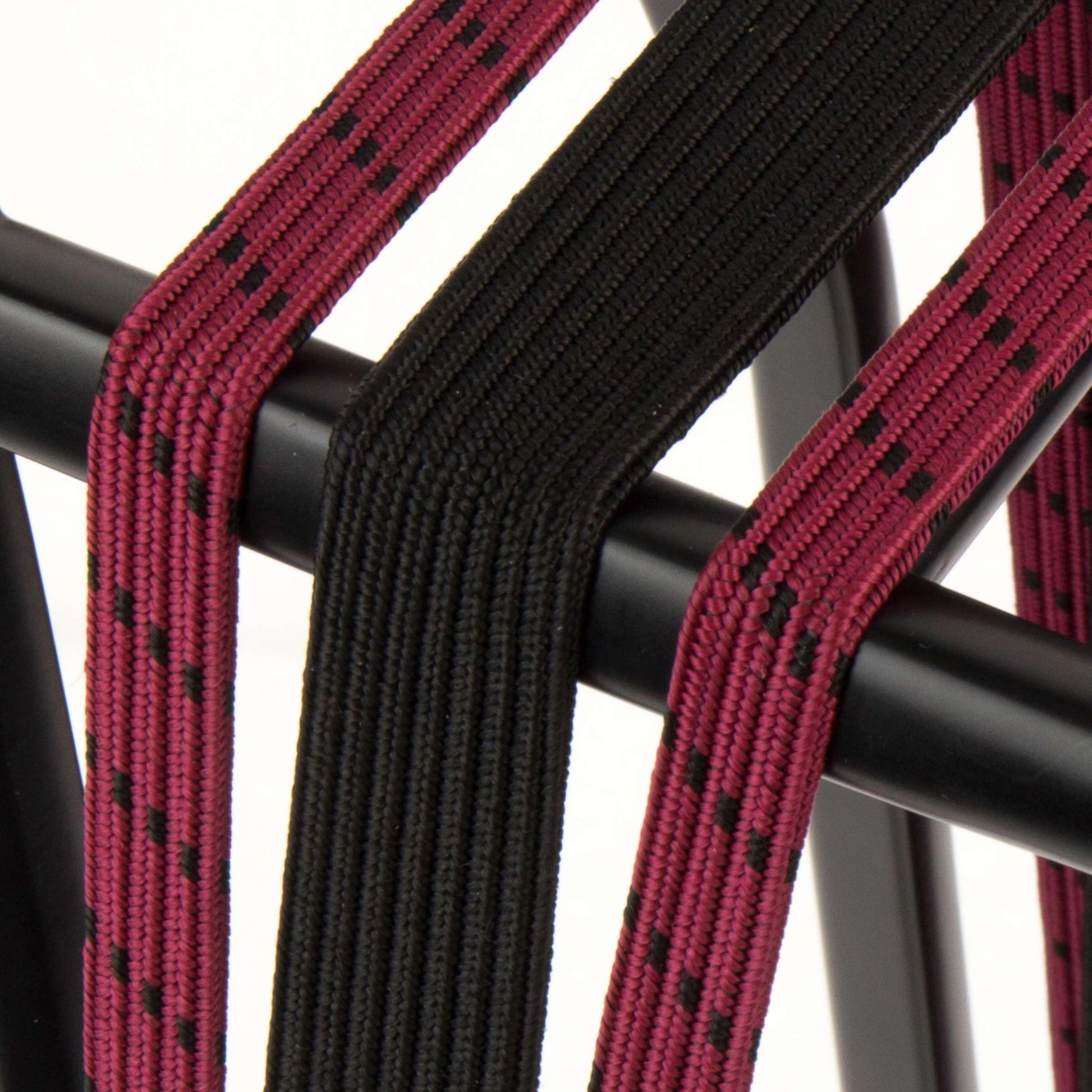 Qubbel Triobinder Eye con gancio 24+2x12mm Bordeaux nero