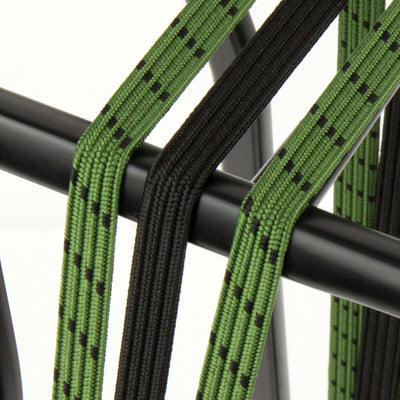 Quibbel Triobinder Eye con gancio 24+2x12mm Green di oliva nero